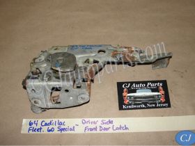 OEM 1963 1964 Cadillac Fleetwood 60 Special Deville Series 62 LEFT DRIVER SIDE FRONT DOOR LOCK LATCH #4885705 OEM 1963 1964 Cadillac Fleetwood 60 Special Deville Series 62 LEFT DRIVER SIDE FRONT DOOR LOCK LATCH #4885705